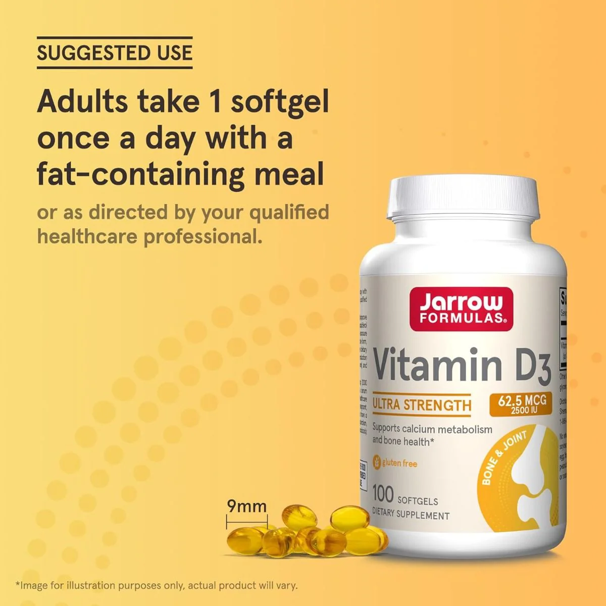 Vitamin D3 2500 IU 100 Softgels - Image 5