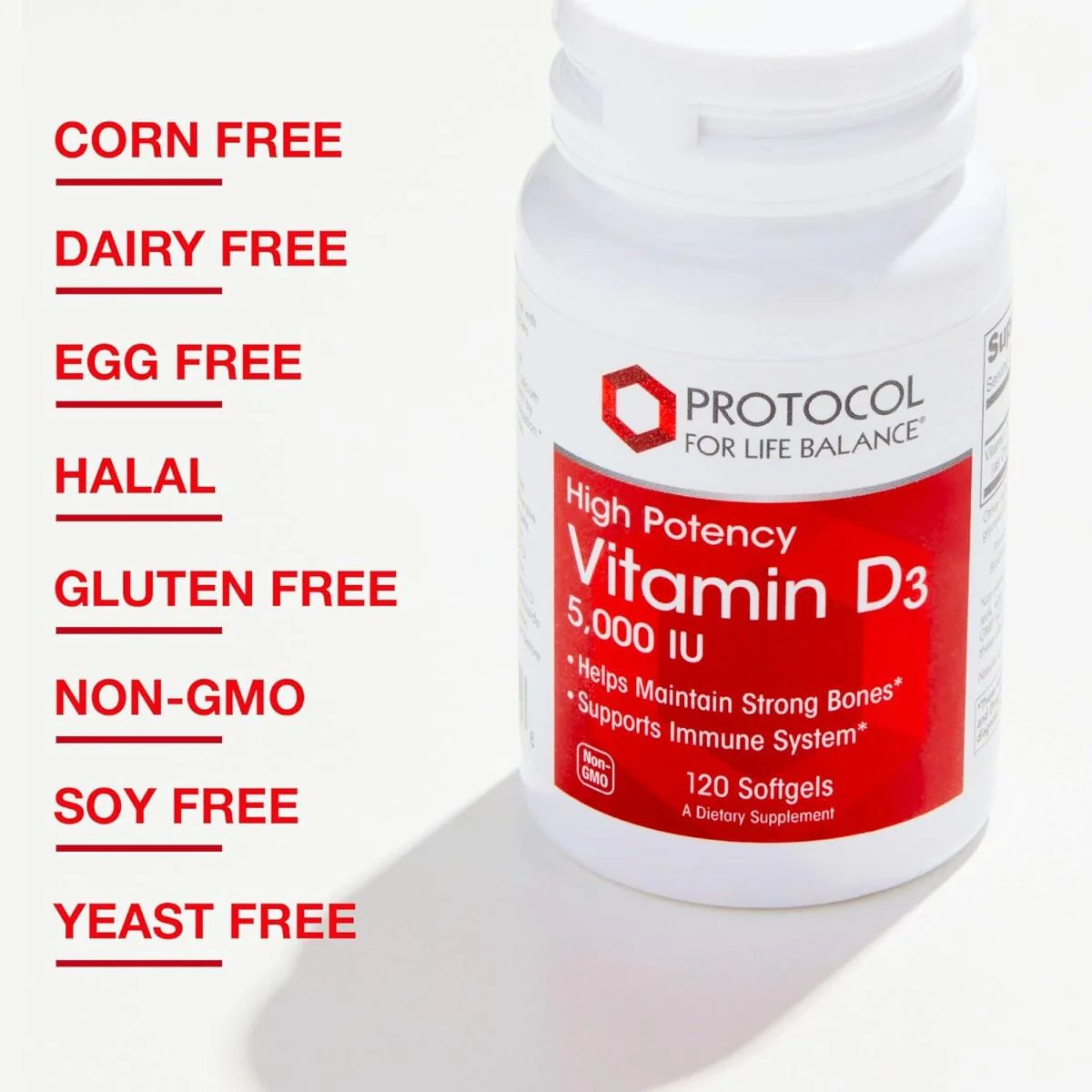 Vitamin D3 5000 IU 120 Softgels - Image 6
