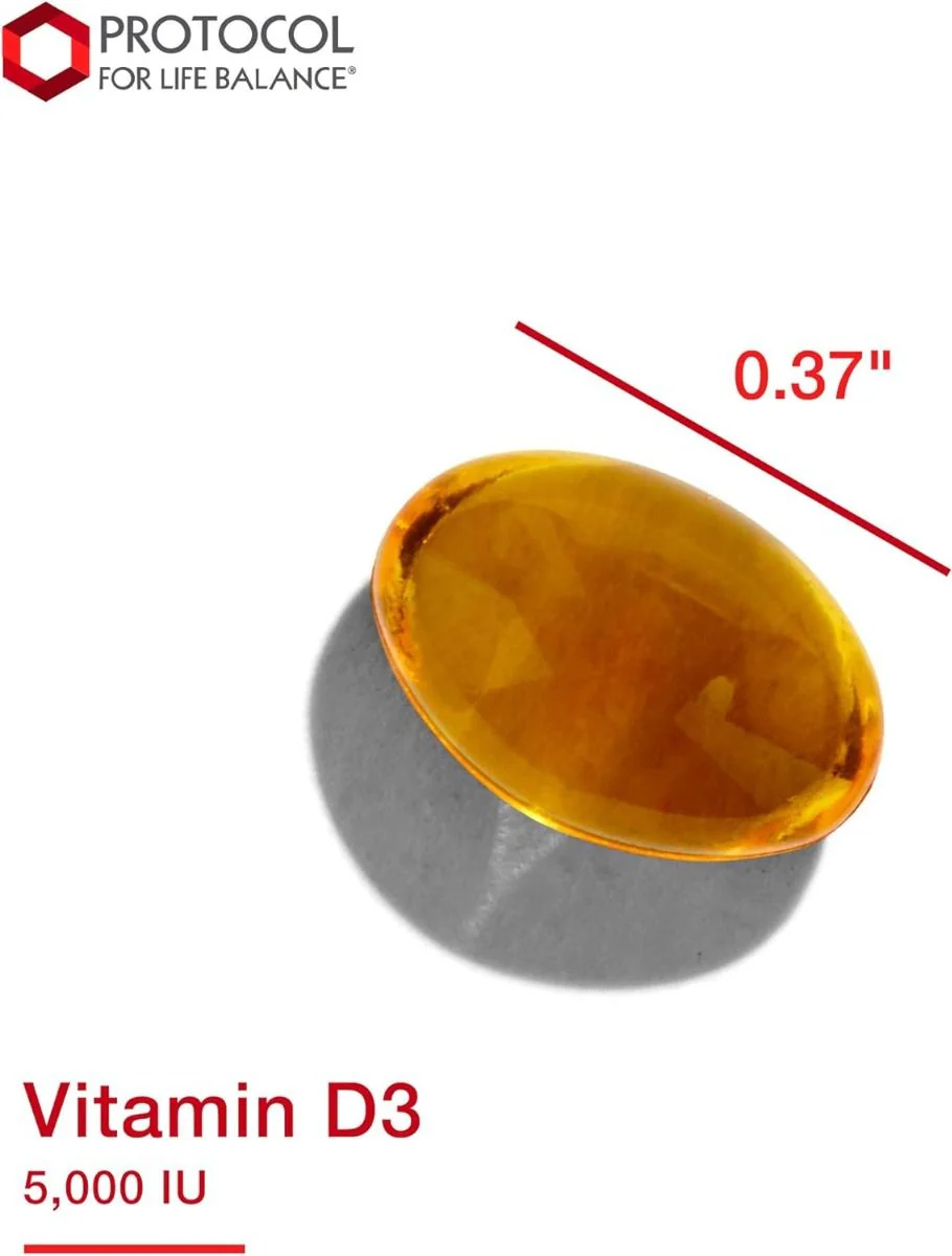 Vitamin D3 5000 IU 120 Softgels - Image 7