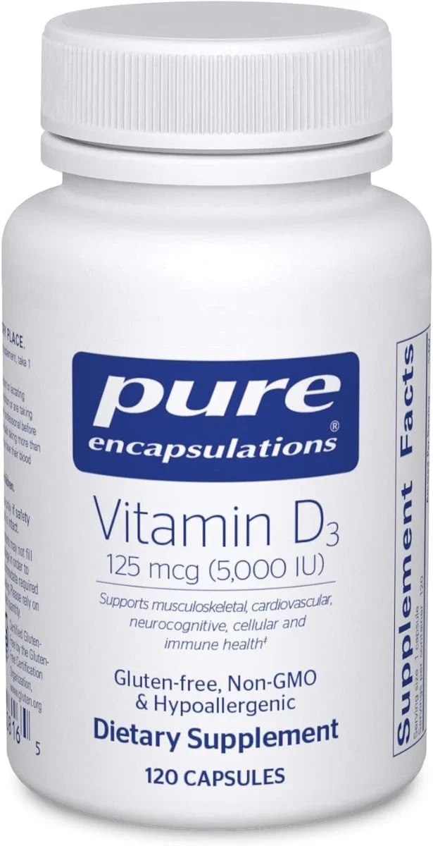 Vitamin D3 5000 IU 120 Veggie Caps