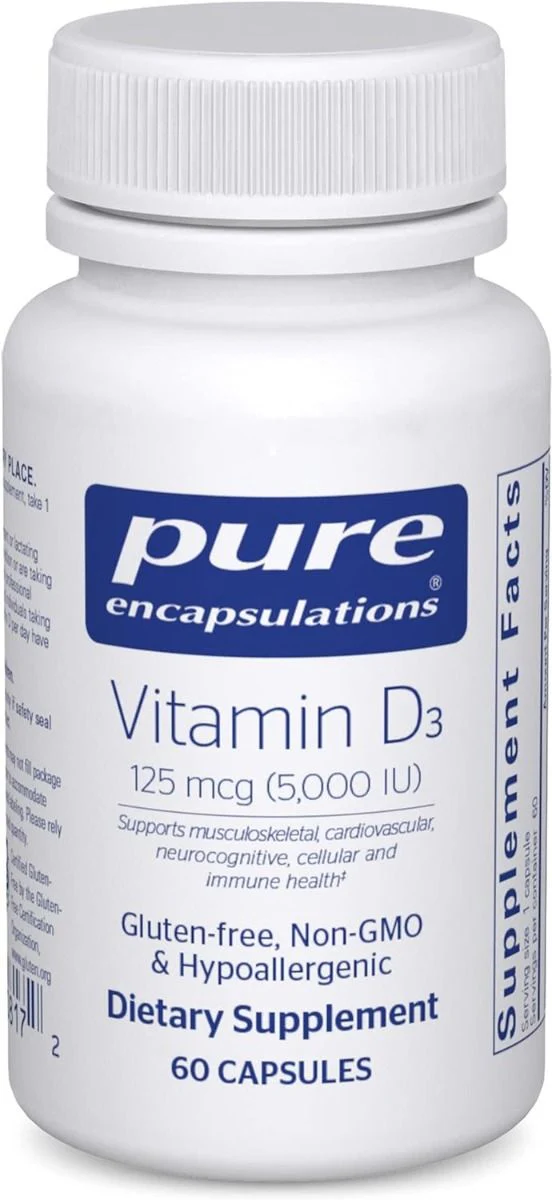 Vitamin D3 5000 IU 60 Capsules