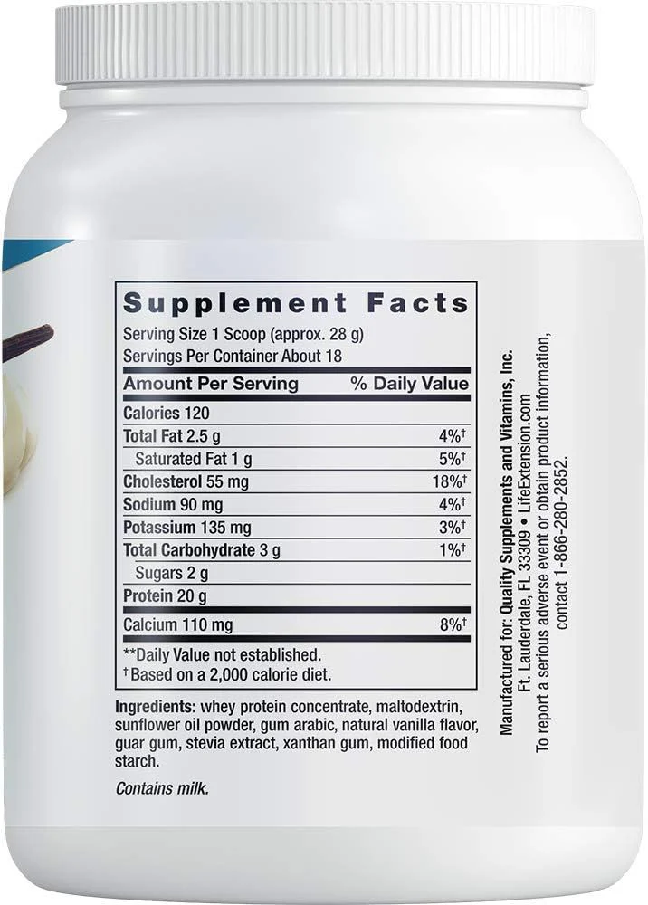 Wellness Code Whey Protein Concentrate 1.10 Lb Or 17.64 Oz (500 G) Powder Vanilla - Image 2