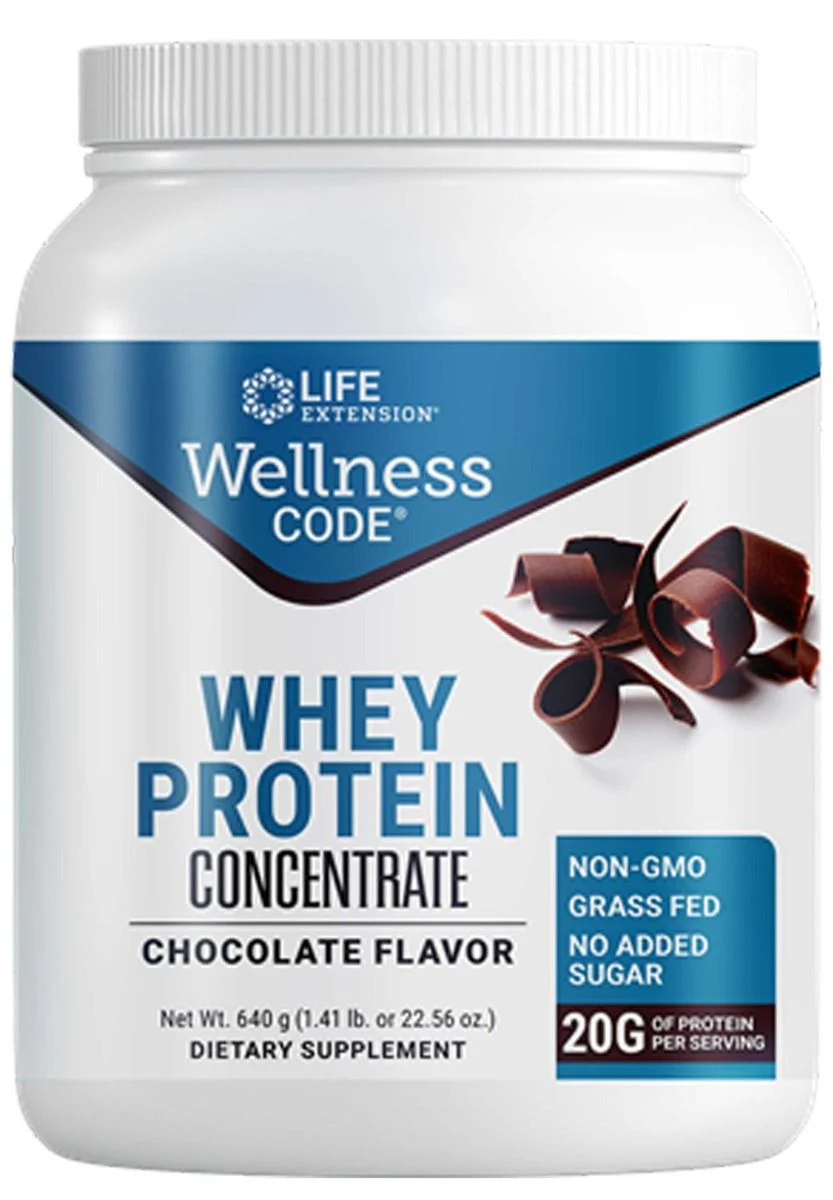 Wellness Code Whey Protein Concentrate 1.41 Lb Or 22.56 Oz (640 G) Powder Chocolate - Image 6