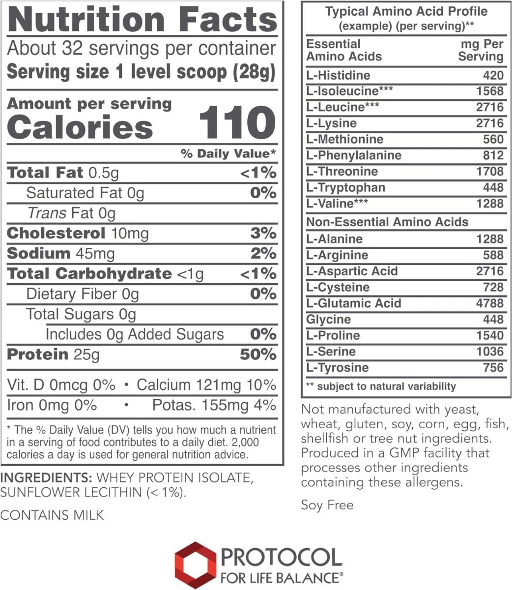 Whey Protein Isolate Pure 2lbs - Image 2
