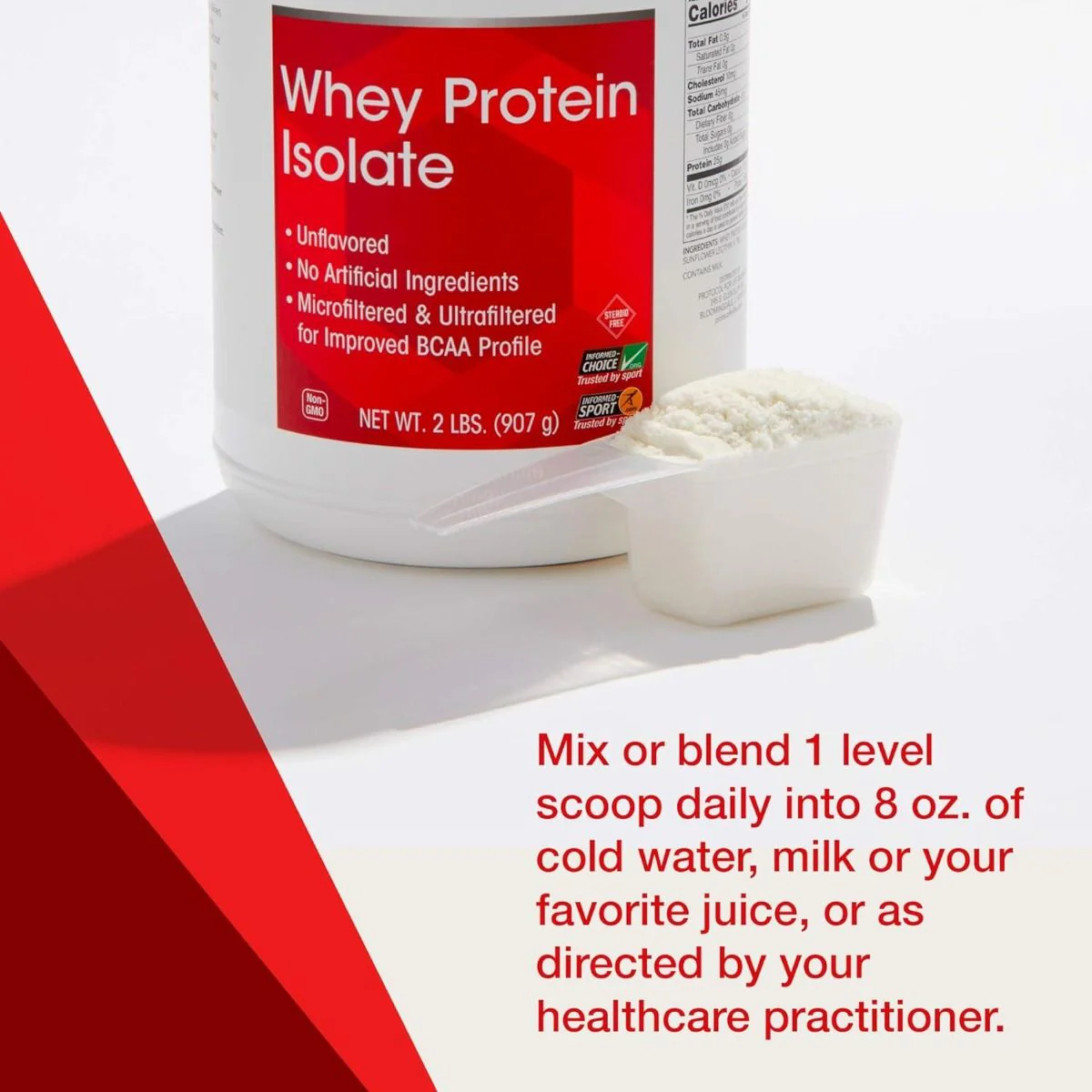 Whey Protein Isolate Pure 2lbs - Image 4