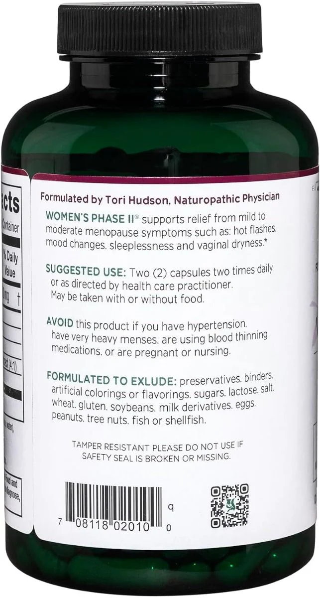 Women's Phase II 180 Capsules - Image 4